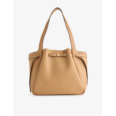 Tory Burch Womens Tiramisu Romy Leather Tote Bag
