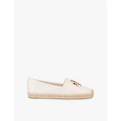 Tory Burch Womens Cream Eleanor Leather Espadrilles Eur 38/5 Uk In White