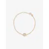 Tory Burch Miller Chain Bracelet In Tory Gold / Crystal
