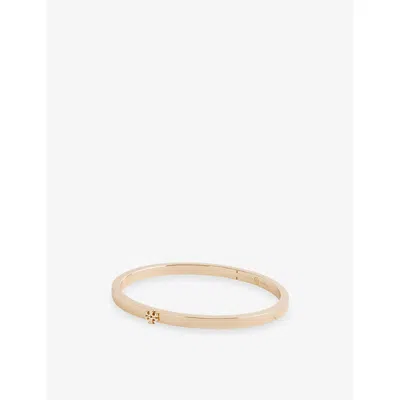 Tory Burch Womens Tory Gold Thin Kira 18ct Yellow Gold-plated Brass Bracelet