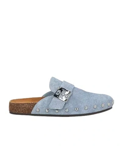 Tory Burch Mellow Stud Mule In Blue
