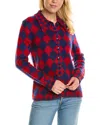 Tory Burch Jacquard Sweater In Red