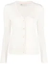 Tory Burch 'simone' Wool And Silk Cardigan