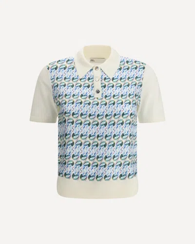 Tory Burch Wool And Silk Polo Shirt