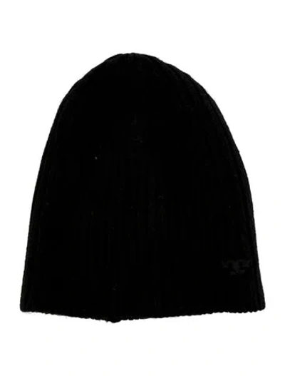 Pre-owned Tory Burch Wool Beanie In Black