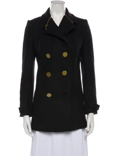 Pre-owned Tory Burch Wool Blazer In Black