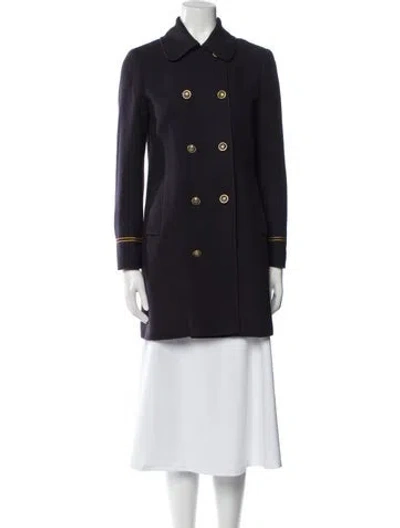 Pre-owned Tory Burch Wool Blazer In Blue