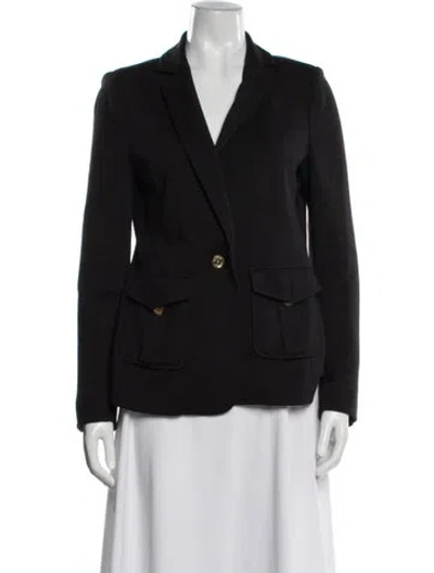 Pre-owned Tory Burch Wool Blazer In Blue