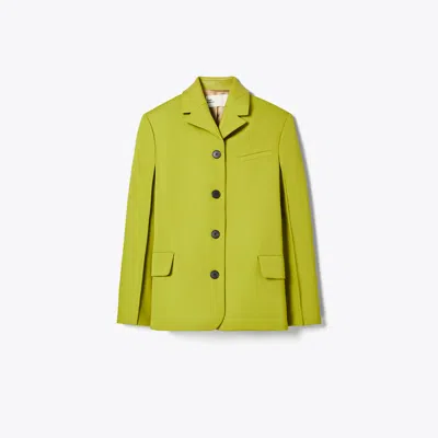 Tory Burch Wool Blazer In Green