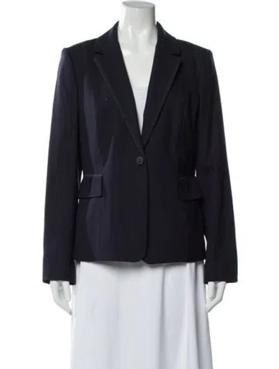 Pre-owned Tory Burch Wool Blazer In Green