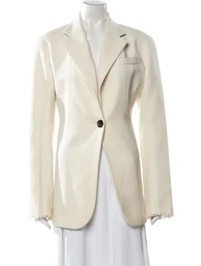 Pre-owned Tory Burch Wool Blazer In Neutral