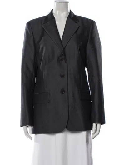 Pre-owned Tory Burch Wool Blazer W/ Tags In Black