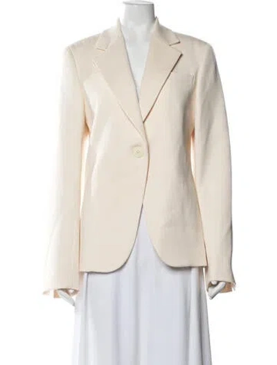 Pre-owned Tory Burch Wool Blazer W/ Tags In Neutrals