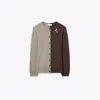 Tory Burch Wool Cardigan In Brown