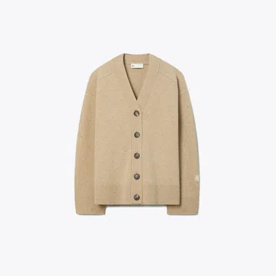 Tory Burch Wool Cardigan In Brown