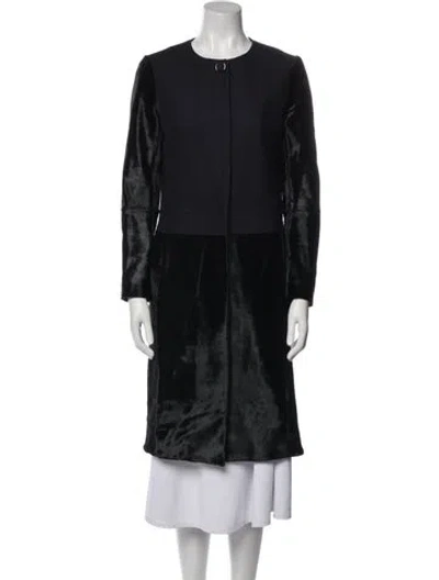 Pre-owned Tory Burch Wool Coat In Multi