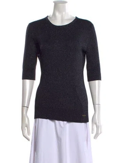 Pre-owned Tory Burch Wool Crew Neck Sweater