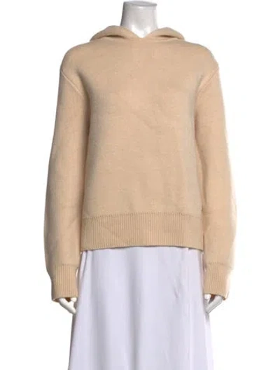 Pre-owned Tory Burch Wool Crew Neck Sweater In Neutrals