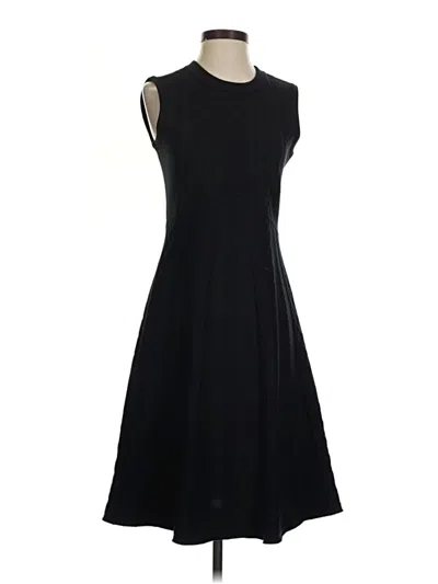 Pre-owned Tory Burch Wool Dress In Black