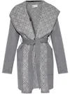 TORY BURCH WOOL HOODED COAT