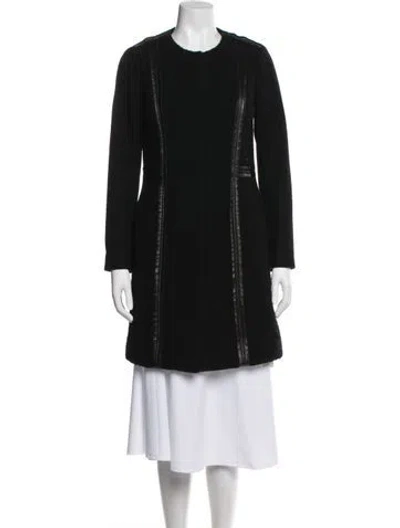 Pre-owned Tory Burch Wool Jacket In Black