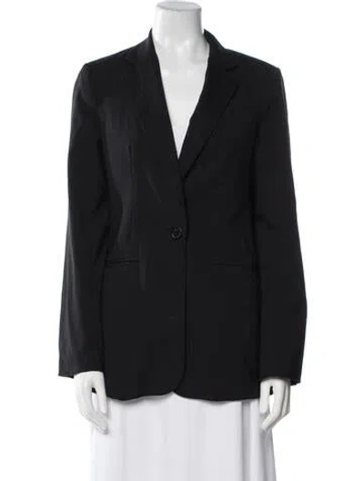 Pre-owned Tory Burch Wool Jacket In Blue