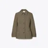 Tory Burch Wool Jacket In Green