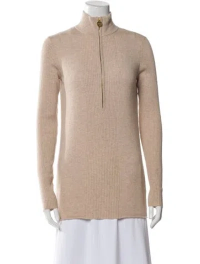 Pre-owned Tory Burch Wool Jacket In Neutral