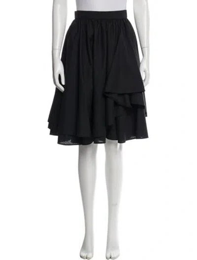 Pre-owned Tory Burch Wool Knee-length Skirt In Gray