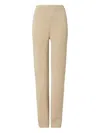 Tory Burch Wool Knitted Trousers In Neutral