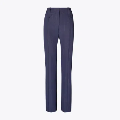 Tory Burch Wool Pant In Black