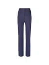 Tory Burch Wool Pant In Blue