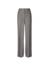 Tory Burch Wool Pants In Gray