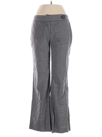 Pre-owned Tory Burch Wool Pants In Gray
