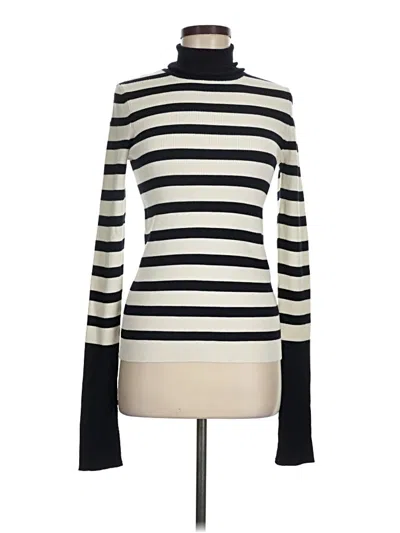 Pre-owned Tory Burch Wool Pullover Sweater In White