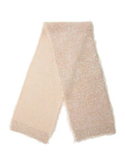 Pre-owned Tory Burch Wool Scarf In Neutral