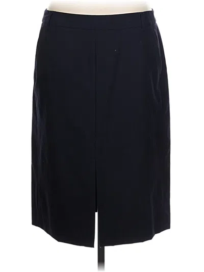 Pre-owned Tory Burch Wool Skirt In Black