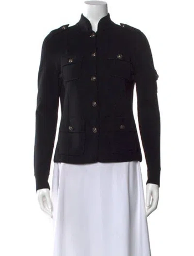 Pre-owned Tory Burch Wool Sweater In Black