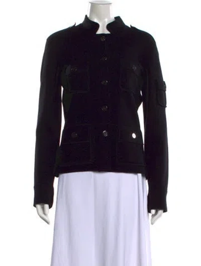 Pre-owned Tory Burch Wool Sweater In Black