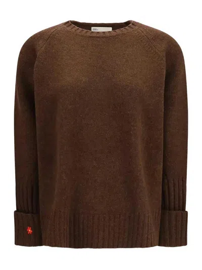Tory Burch Wool Sweater In Brown