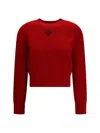 Tory Burch Multicolor Wool Sweatshirt In Red