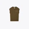 Tory Burch Wool Sweater Vest In Brown