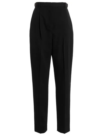 Tory Burch Wool Twill Pants Black
