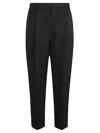 TORY BURCH WOOL TWILLED TAILORED TROUSERS