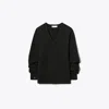 Tory Burch Relaxed Fit Sweater In Black