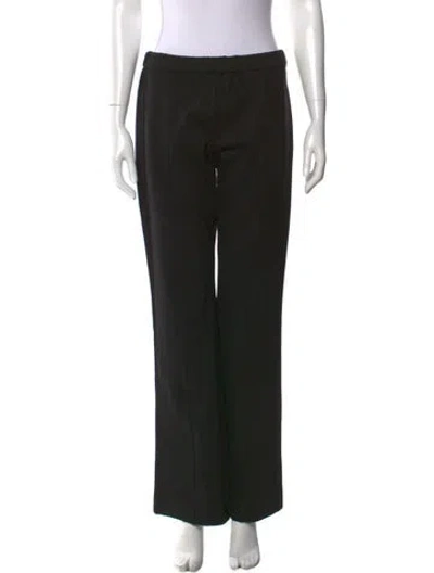 Pre-owned Tory Burch Wool Wide Leg Pants W/ Tags In Black