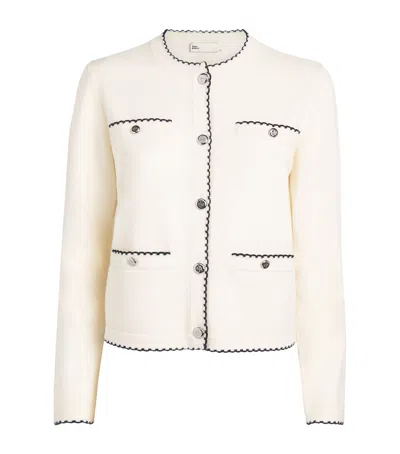 Tory Burch Wool-blend Kendra Cardigan In Multi