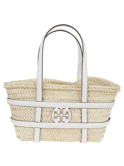 Tory Burch Woven Crossbody Bag With Structured Silhouette