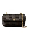 Tory Burch Kira Quilted Leather Crossbody Bag In Black