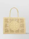 Tory Burch Woven Texture Rectangular Tote Bag